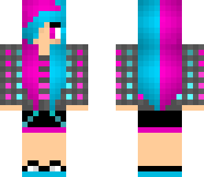 pink and blue