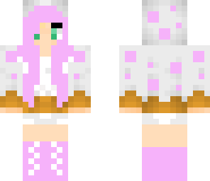 light purple cake girl