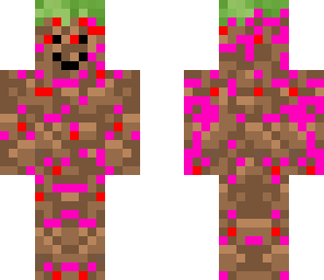 red and pink dirt skin