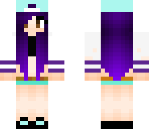 blue and purple tomboy