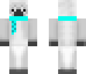blue llama scarf