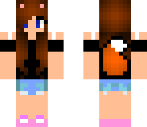 fox girl with headphones