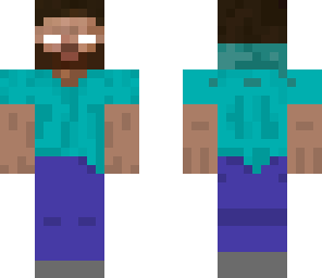 herobrine with beard and hootie