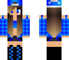 blue girl