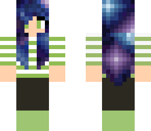 galaxy stripe girl