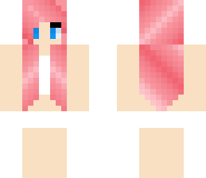 pink hair skin base