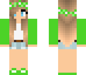 green spring girl