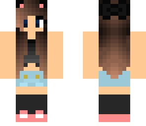 cat girl-brunette