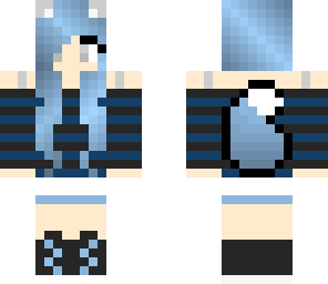 blue wolf girl