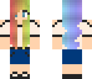 rainbow casual girl