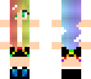 rainbow girl edit