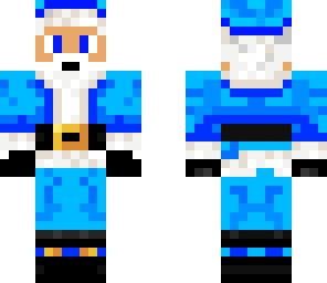 blue santa