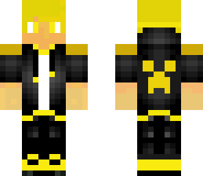 cool guy yellow awesome hair