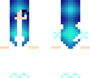 blue girl