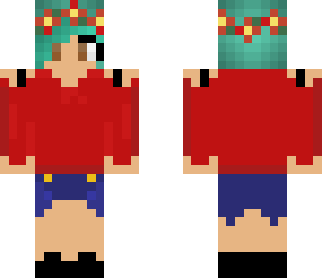 blue haired pixie chick