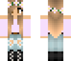 flower crown girl