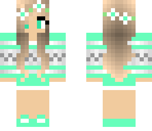 fixed mint green flower girl