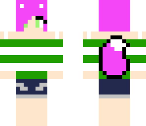 summer girl wolf pink hair