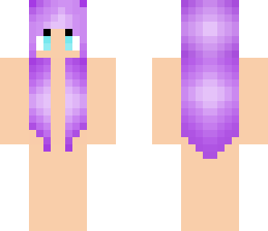 purple girl hair base