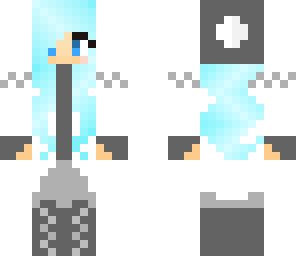 uber cute ice girl winter time xd