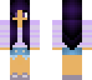 purple themed girl
