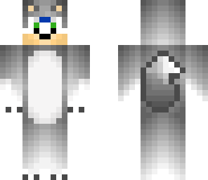 sonic in wolf onesie