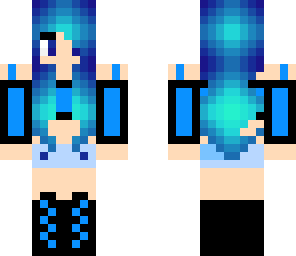 super adorable blue gamer