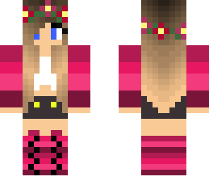 a pink lover's skin