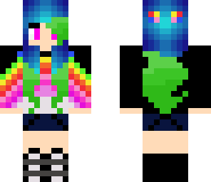 colorful girl