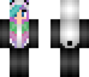 rainbow panda onsie girl