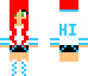 blue girl