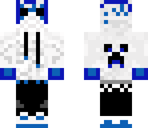 masked blue slime