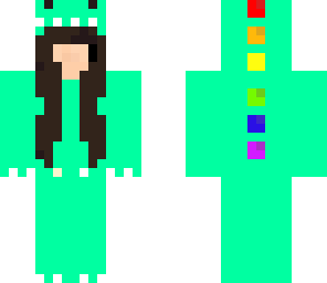 derpy dino suit girl