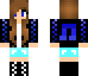 blue music girl