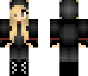 cloaked girl
