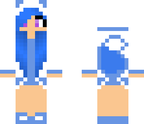 blue wolf girl