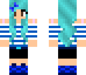 blue girl