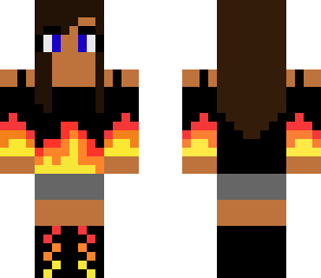 edited fire girl