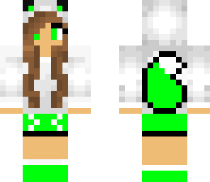 green fox girl