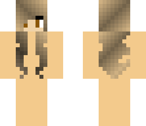 brown hair skin base