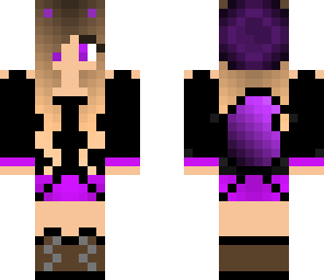 purple fox girl