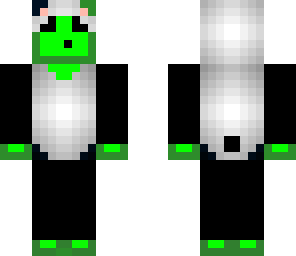 green slime panda