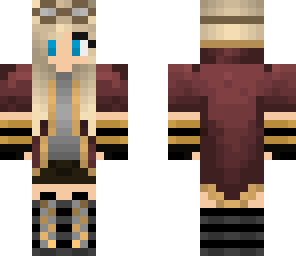 blonde steampunk girl