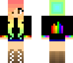 rainbow girl