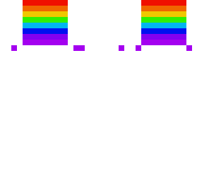 rainbow head