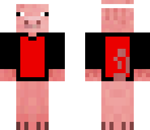 piggy with a shirt