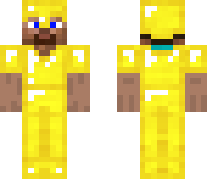 gold armored steve