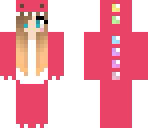 cool pink dino girl