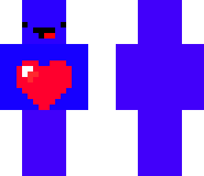 blue derp with shiny heart