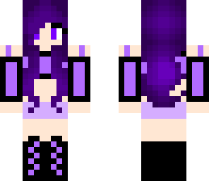 super adorable purple gamer